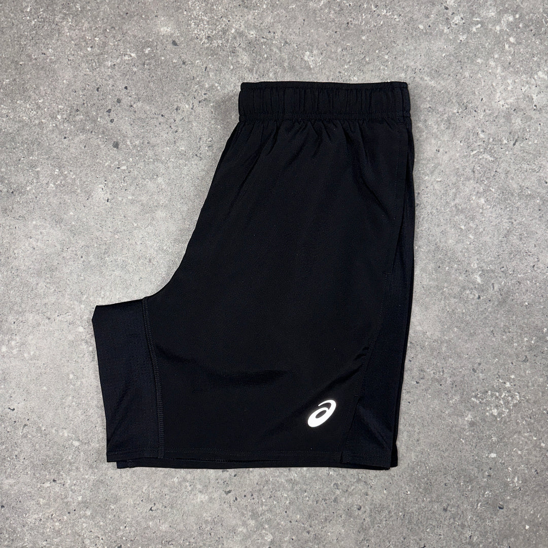Asics Icon Challenger Shorts Black