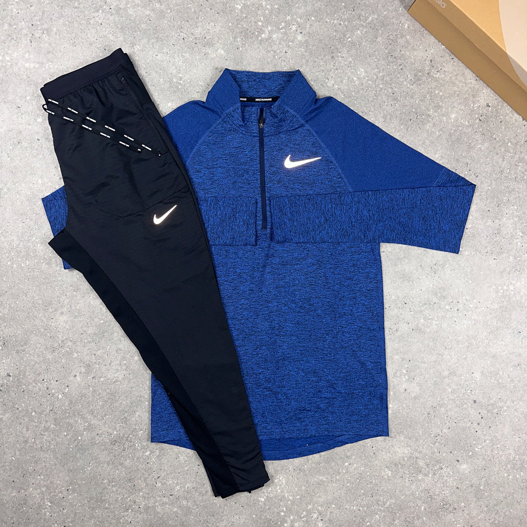 Nike Element 1/4 Zip Top Blue