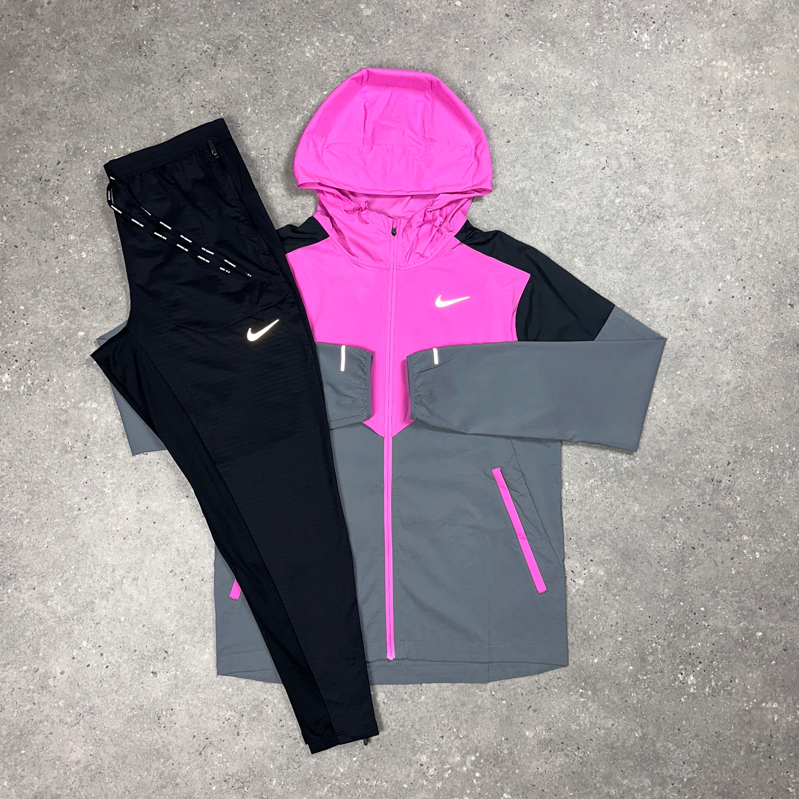 nike leggings and jacket