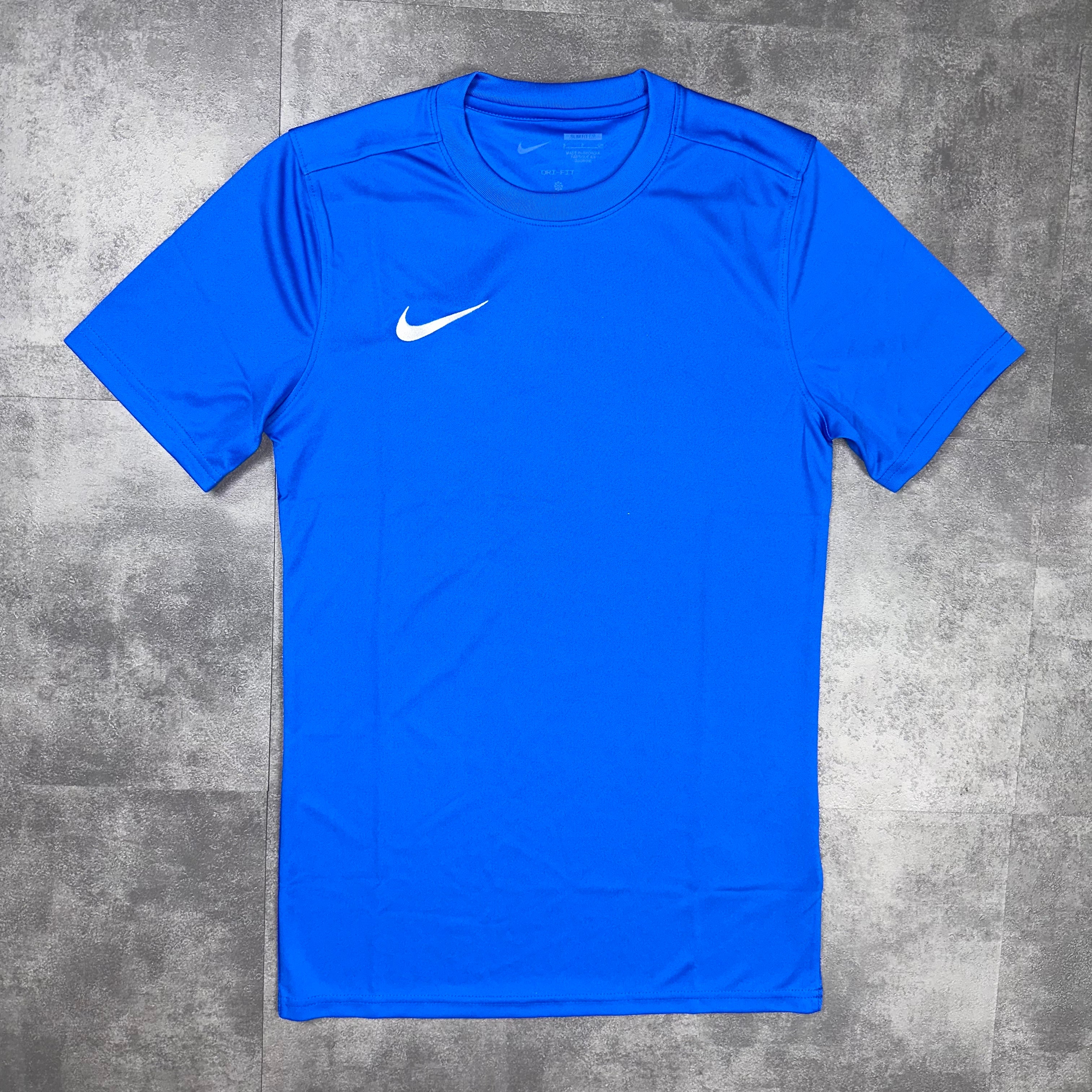 Nike Dri Fit Training T Shirt Royal Blue