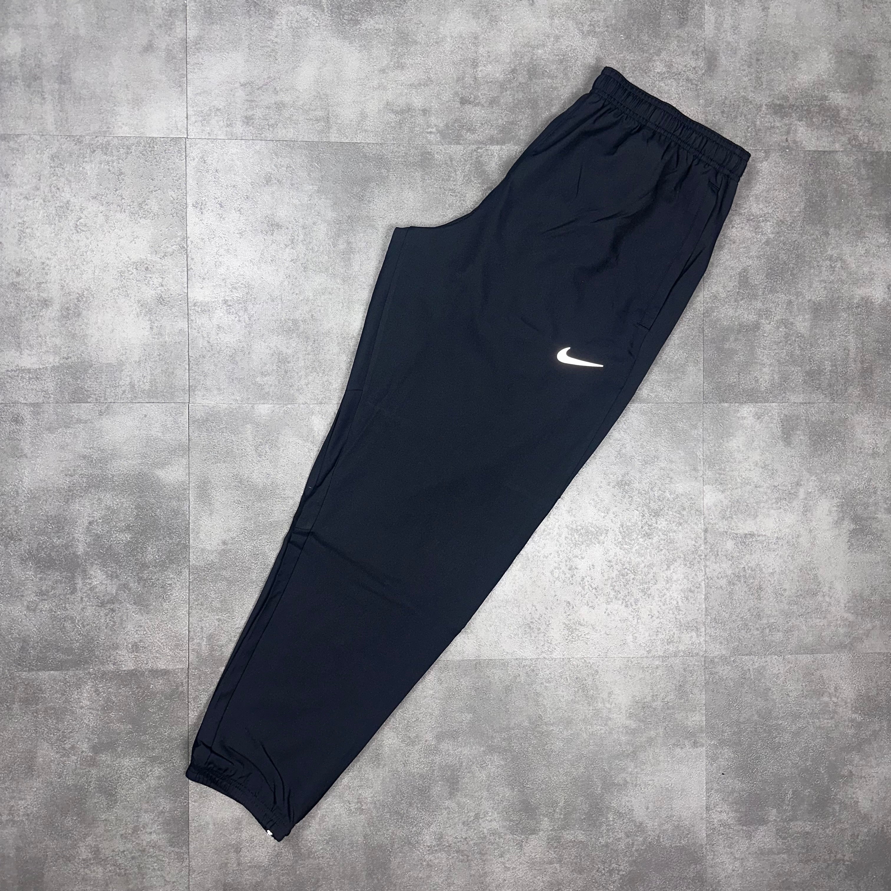 Mens black nike bottoms online