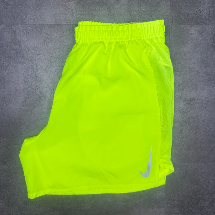 Nike 5" Challenger Shorts  Neon