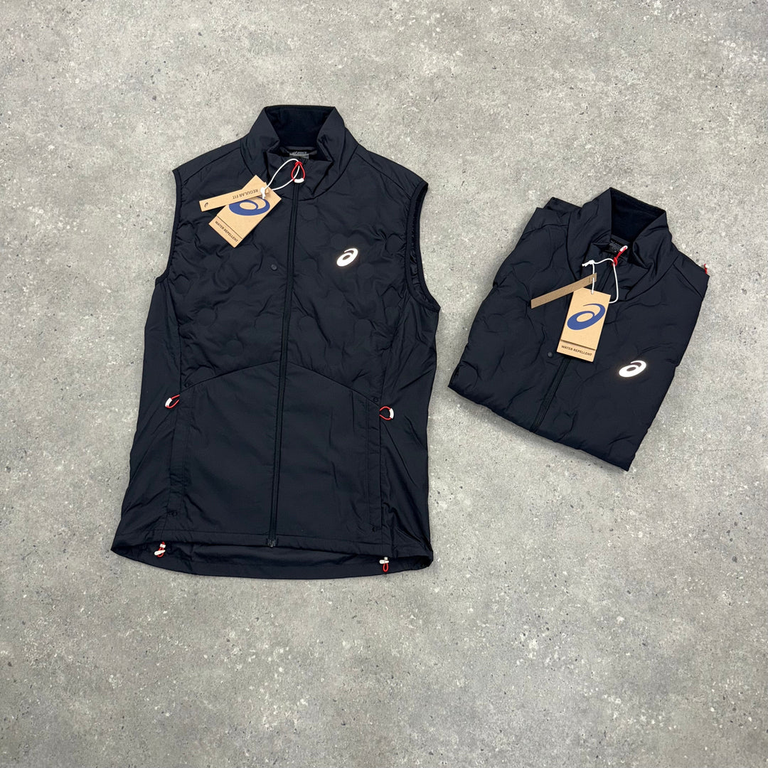 ASICS ROAD WINTER GILET - PERFORMANCE BLACK