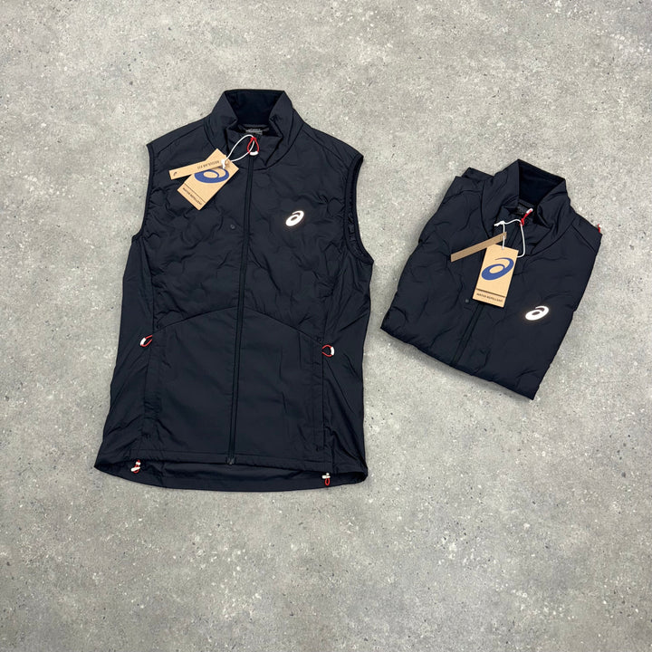 ASICS ROAD WINTER GILET - PERFORMANCE BLACK