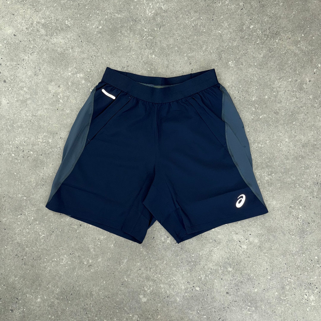 ASICS ROAD T-SHIRT & SHORT SET - COBALT/NAVY