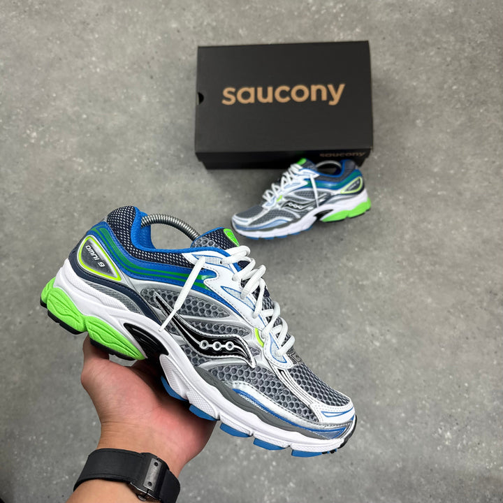 SAUCONY OMNI PRO GRID 9 - GREY/SLIME