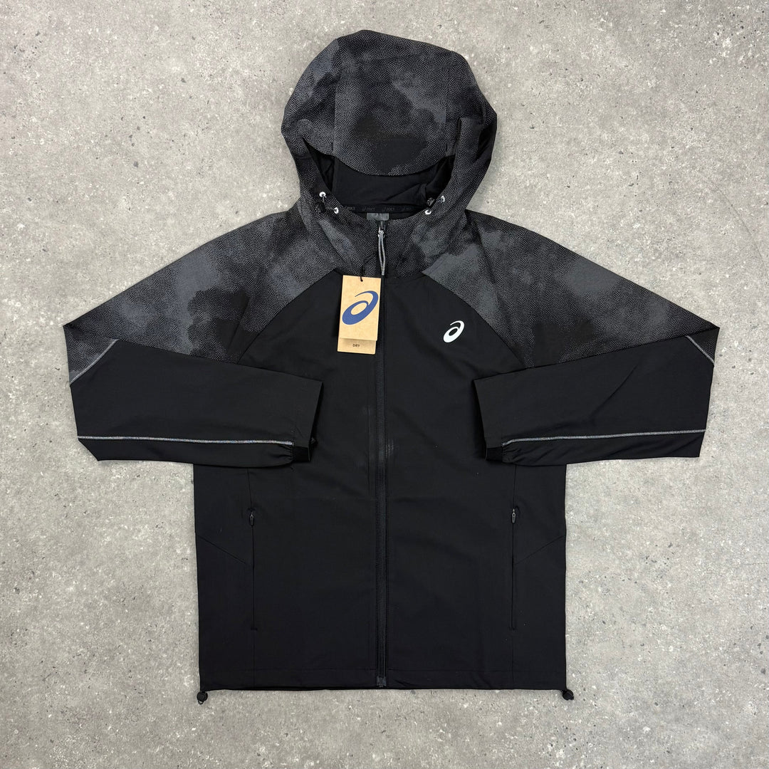 ASICS REFLECTIVE WINDRUNNER JACKET - BLACK
