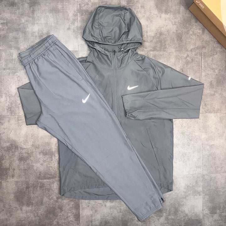 Nike Repel Windbreaker Jacket & Nike Pro Bottoms Set Grey