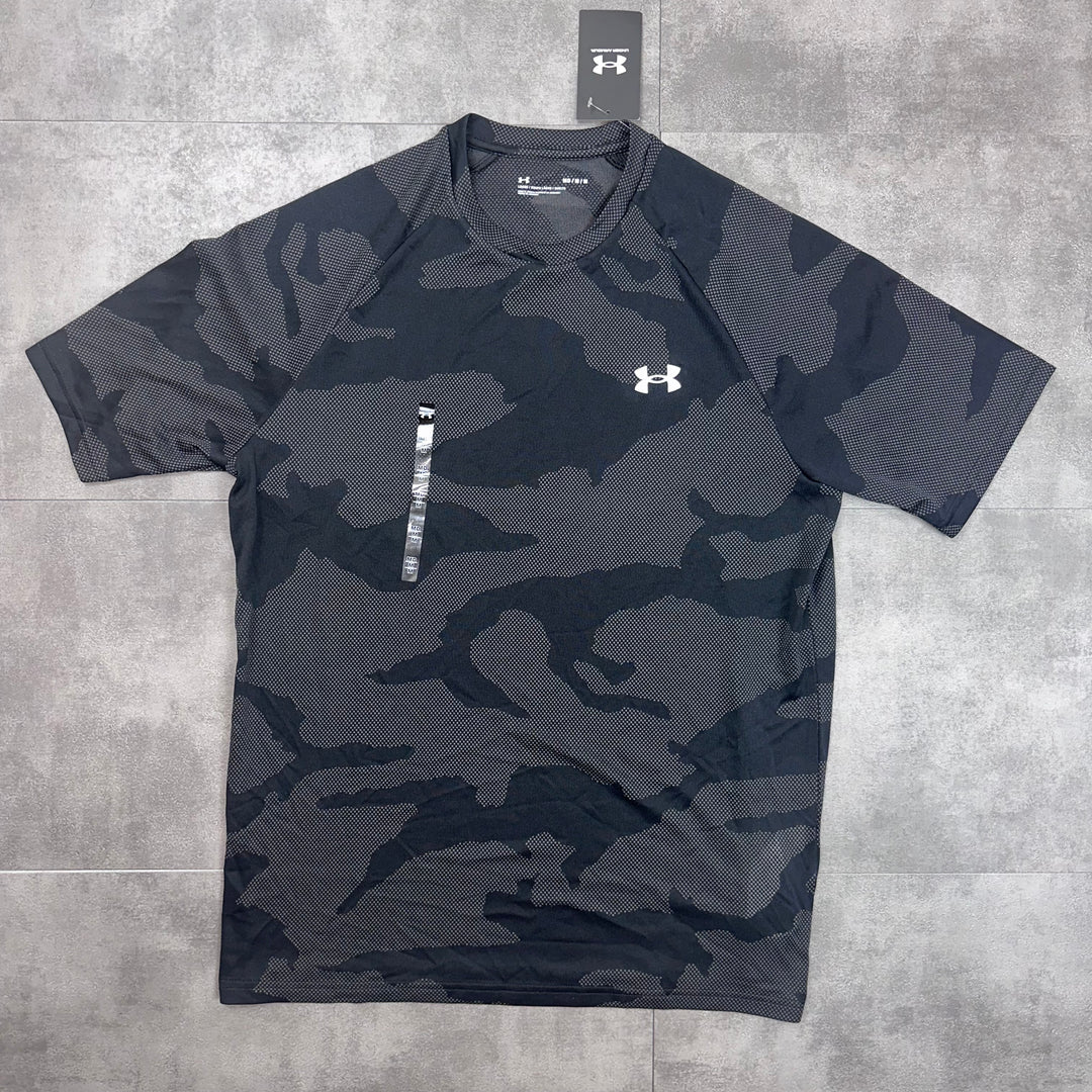 under armour black camo t-shirt