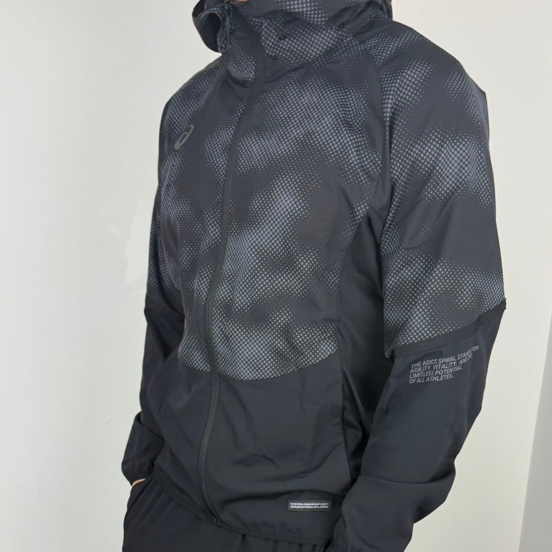 ASICS DIGITAL WINDRUNNER JACKET - BLACK