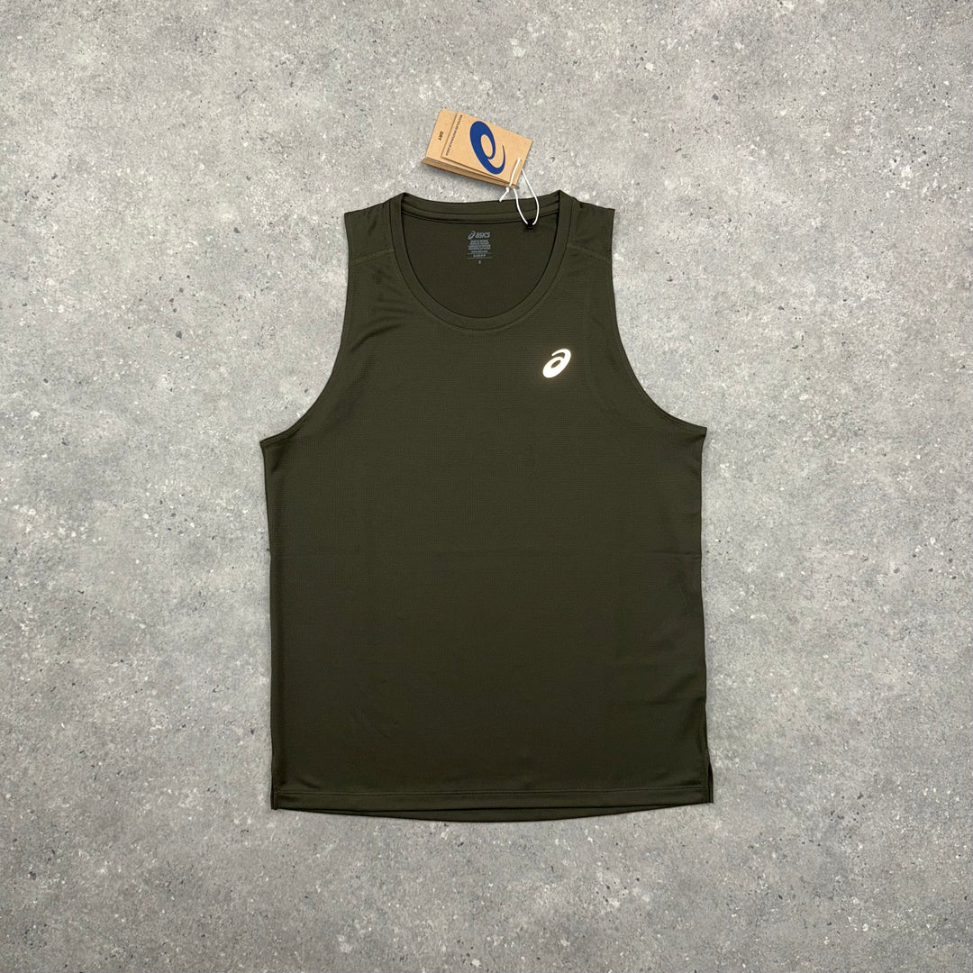 ASICS CORE VEST - BROWN STONE