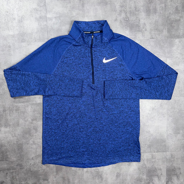 Nike Element Dri-Fit Quarter Zip Blue 