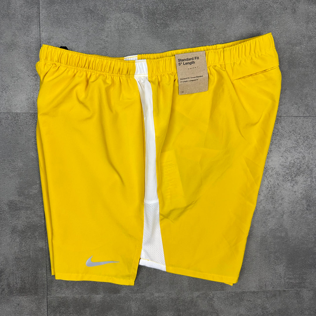 Nike 5" Challenger Shorts Yellow