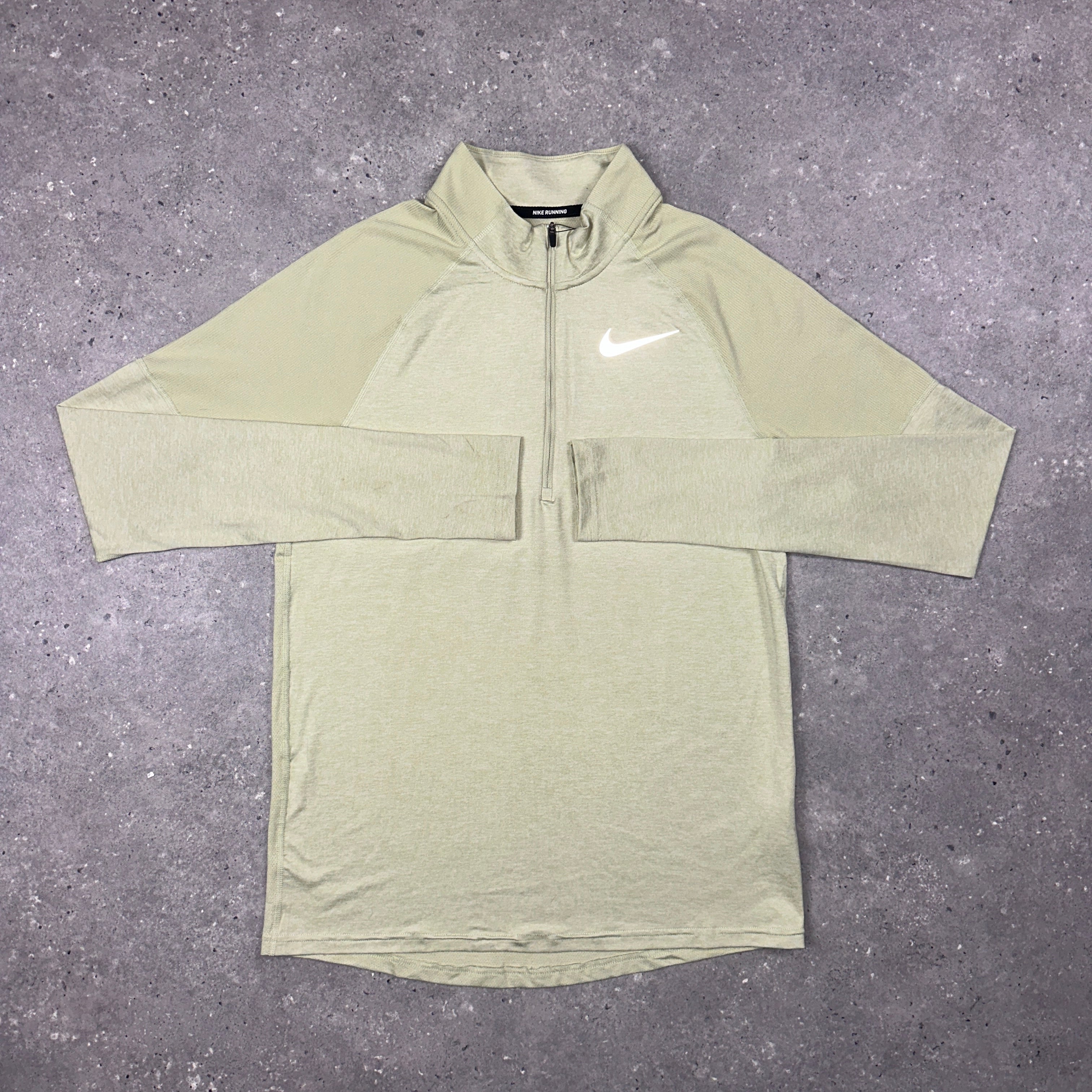 khaki nike half zip