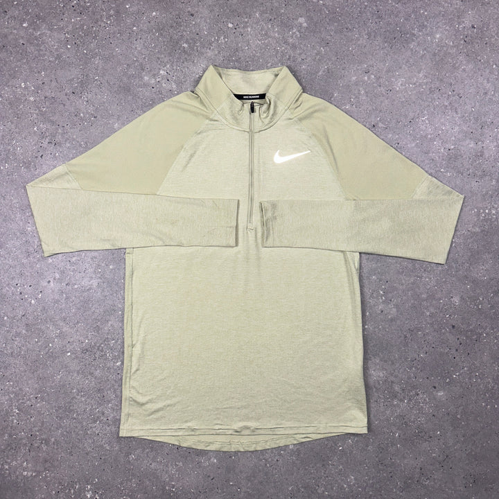 Nike Element 1/4 Zip Top Olive Aura