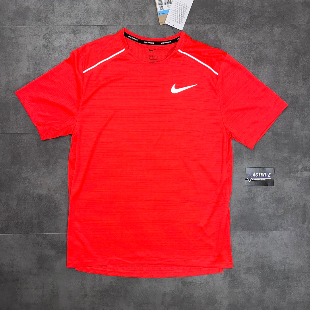 Nike Miler T-Shirt Dri-Fit Crimson Red 