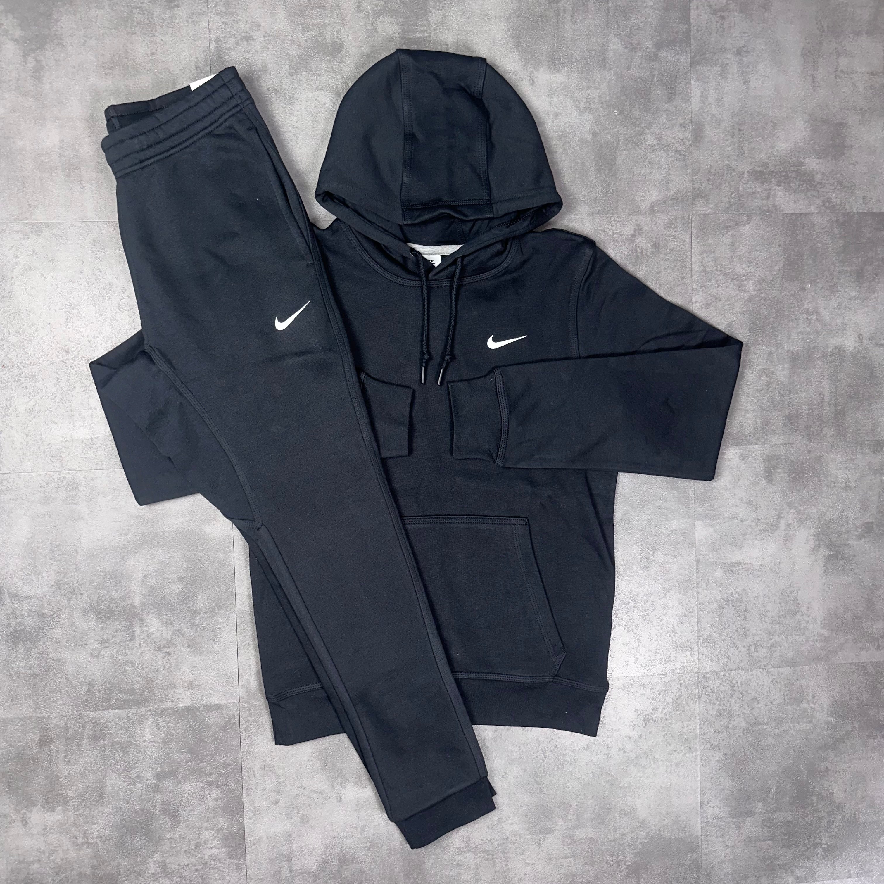 All black nike tracksuit mens online