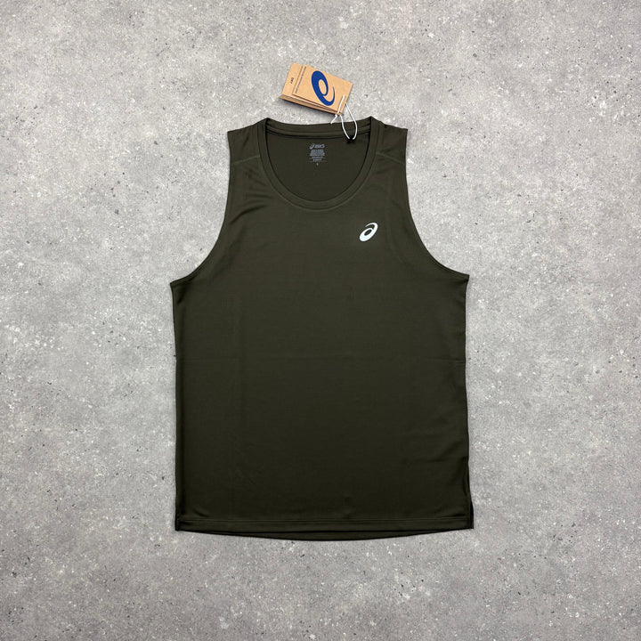 ASICS CORE VEST - BROWN STONE