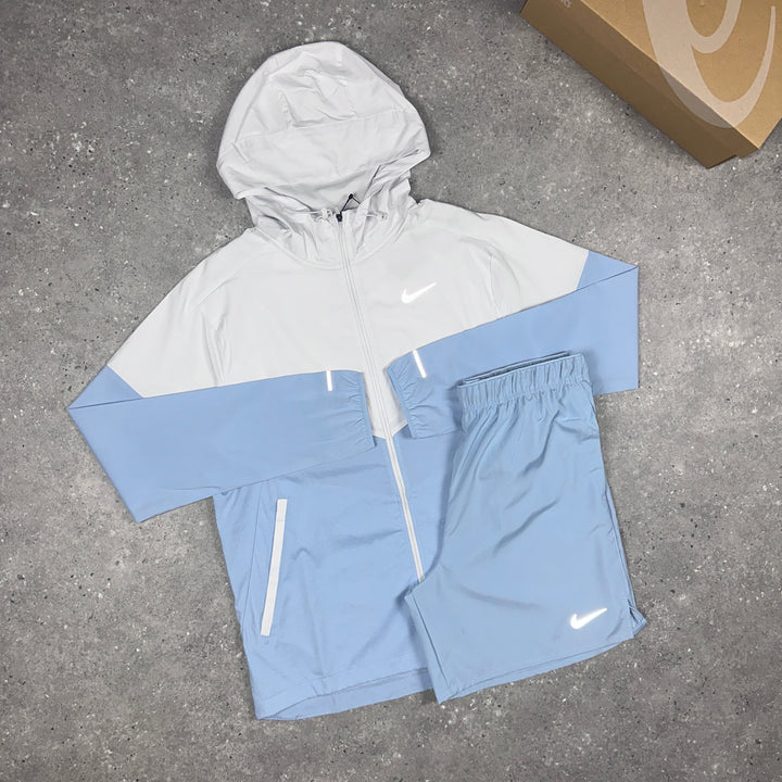 Nike UV Windbreaker & Nike Challenger 7" Shorts Set Armour Blue