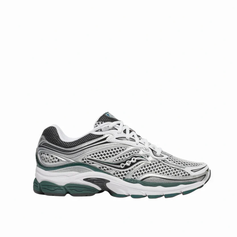 SAUCONY OMNI PRO GRID 9 - WHITE / PINE GREEN (NO BOX)