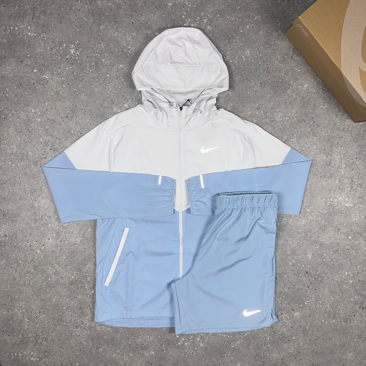 Nike UV Windbreaker & Nike Challenger 7" Shorts Set Armour Blue