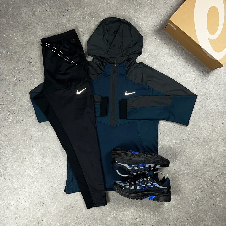 Nike Thermal Zip Navy  & Phenom Bottoms Black Set