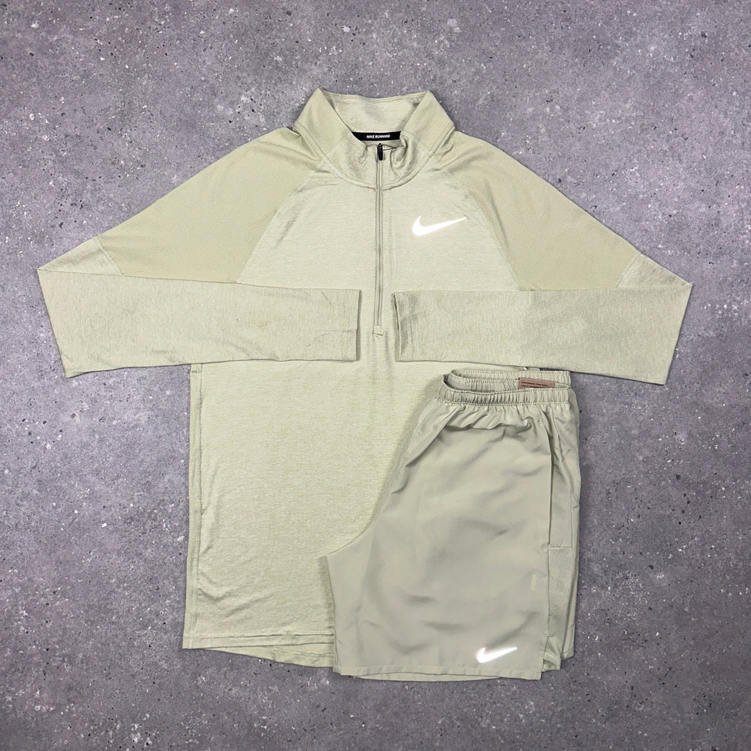 Nike Element 1/4 Zip Top Olive Aura - Main Image