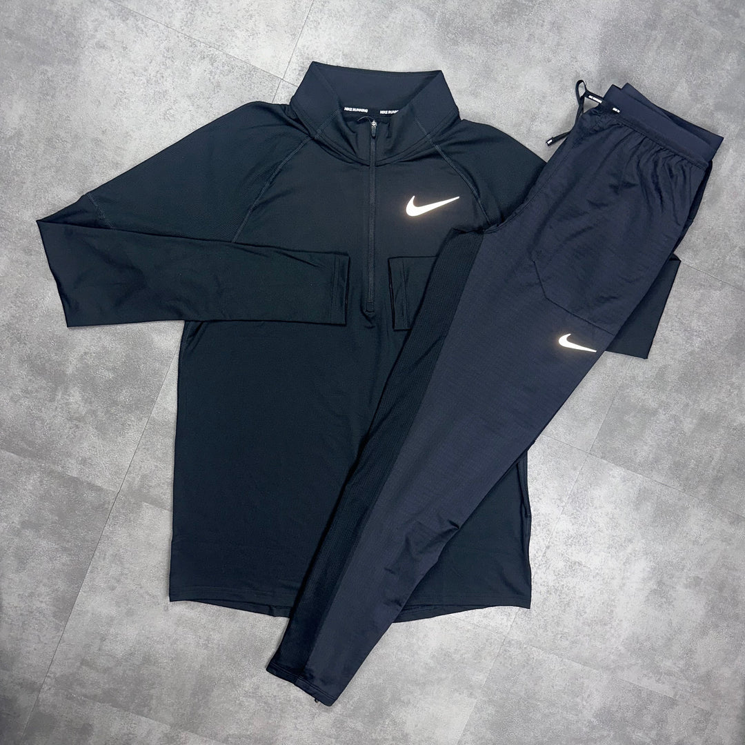 Nike Element Half Zip & Nike Phenoms Set Black