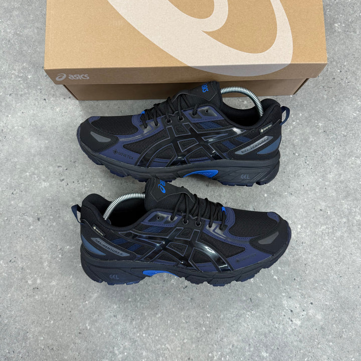 ASICS GEL VENTURE 6 - BLACK / ILLUSION BLUE GTX