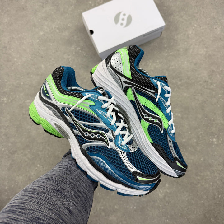 SAUCONY OMNI PRO GRID 9 - BLUE/LIME