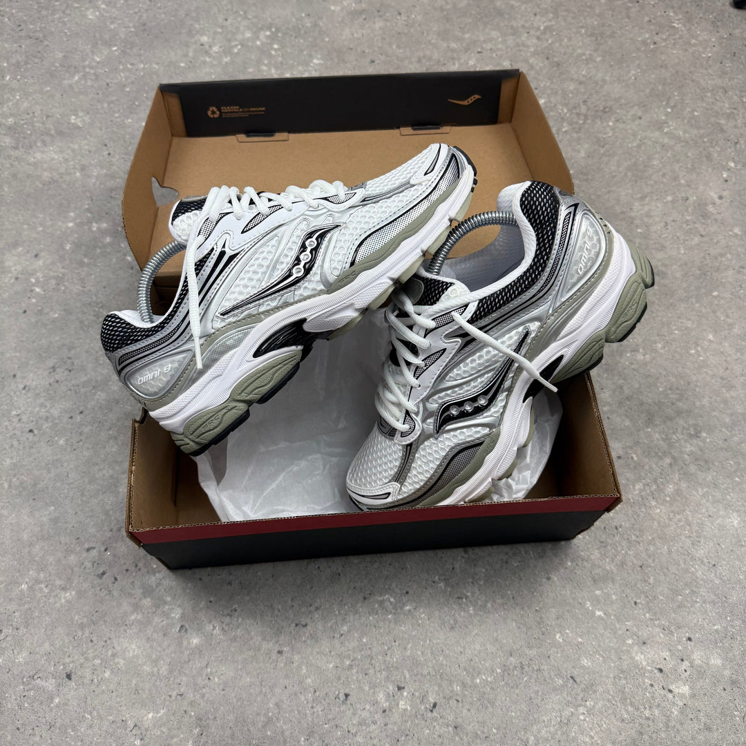 SAUCONY OMNI PRO GRID 9 - WHITE SAGE