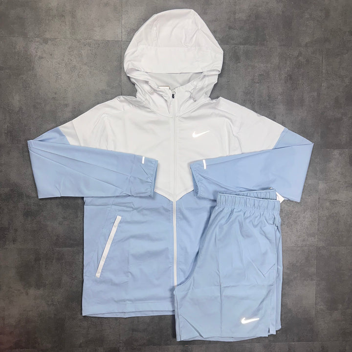Nike UV Windbreaker & Nike Challenger 7" Shorts Set Armour Blue