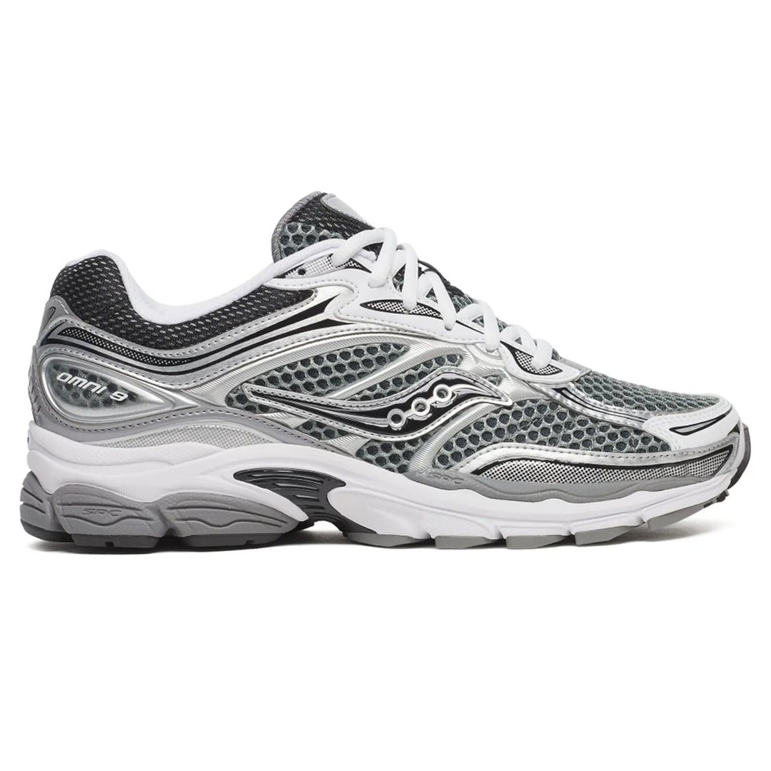 SAUCONY OMNI PRO GRID 9 - GREY/SILVER