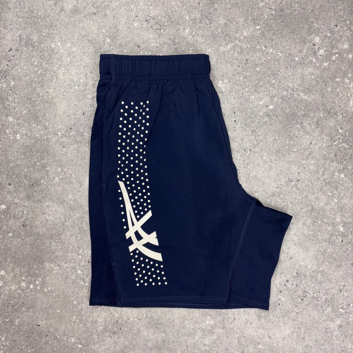 Asics Icon Stride Shorts Navy