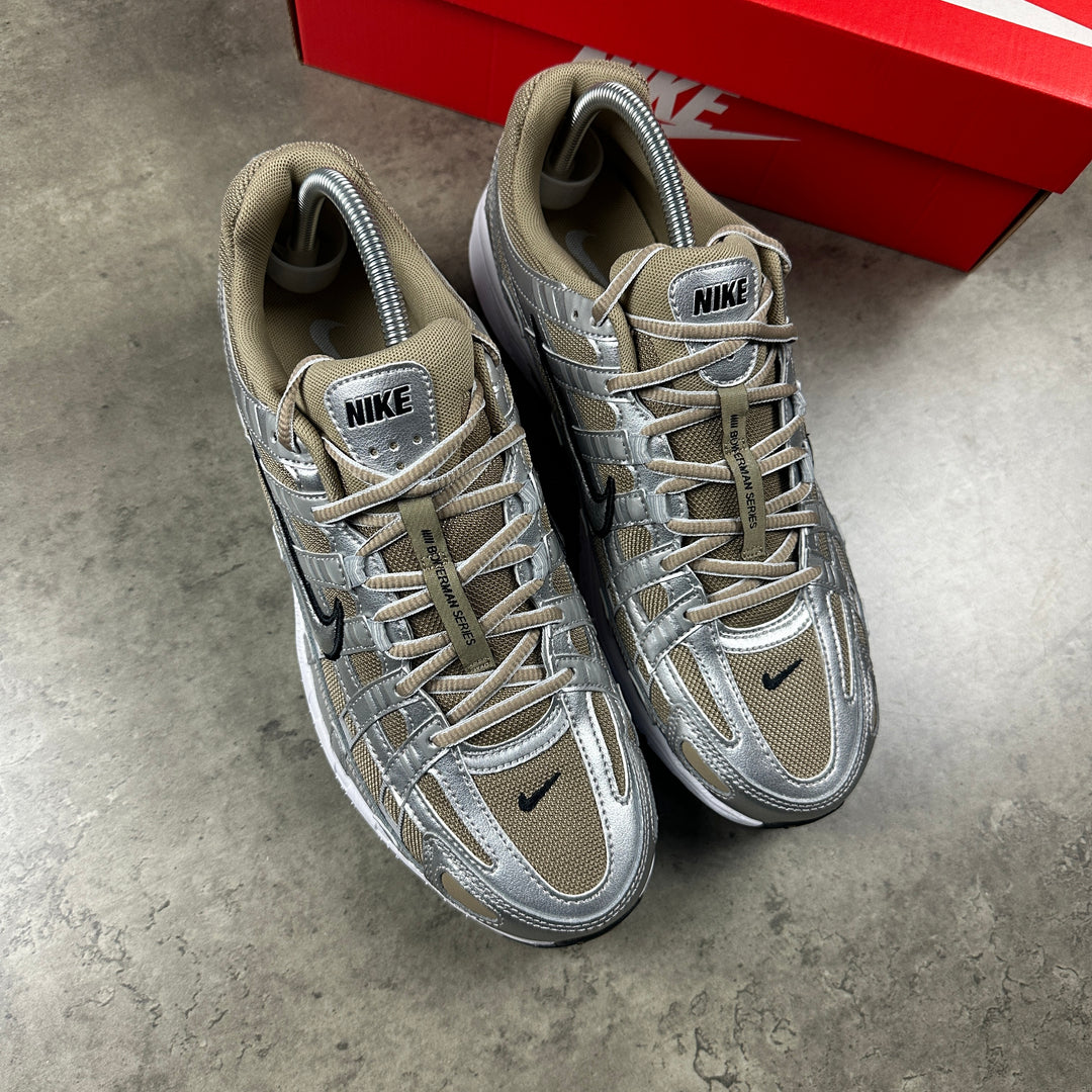 Nike P6000 Metallic Khaki