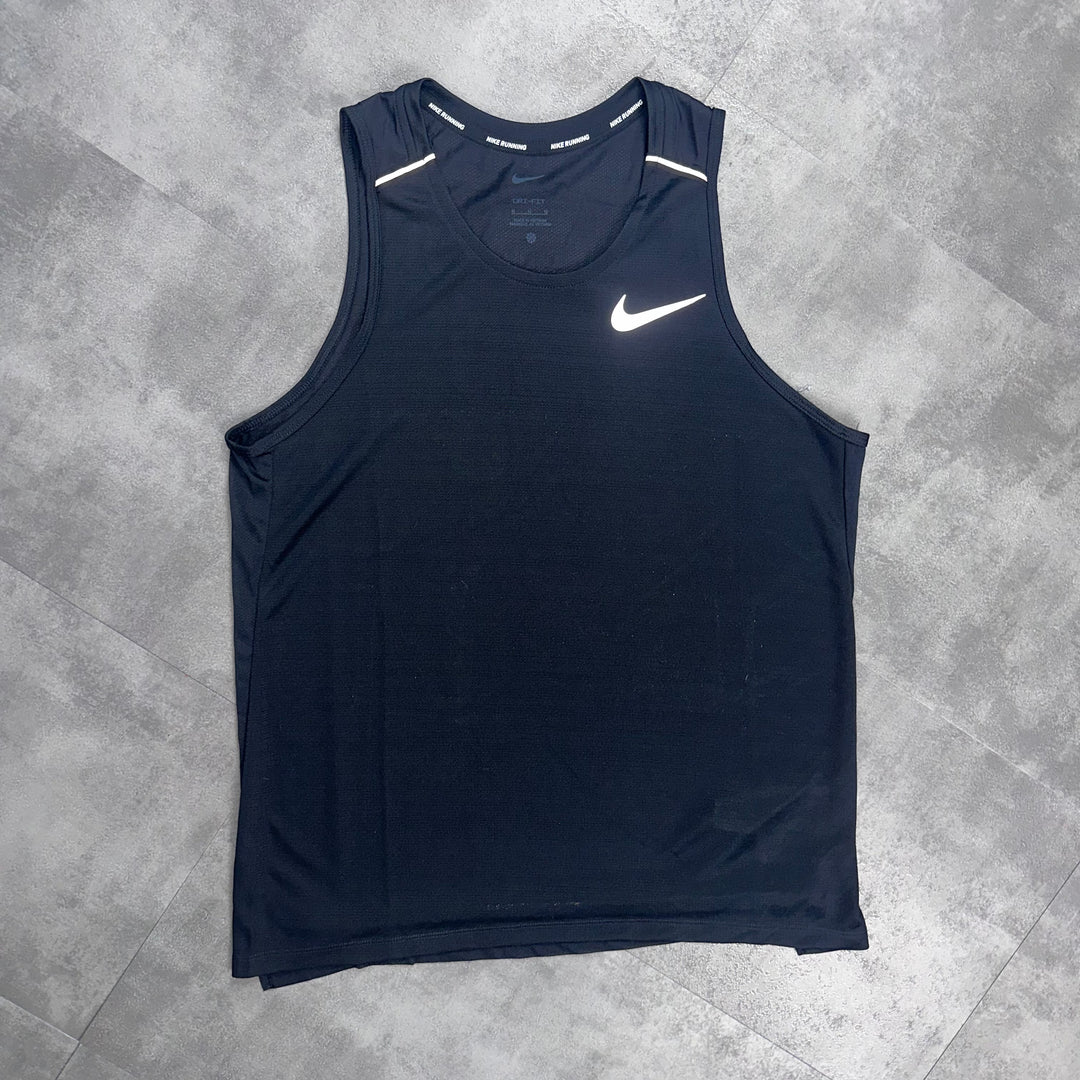 nike miler vest black 