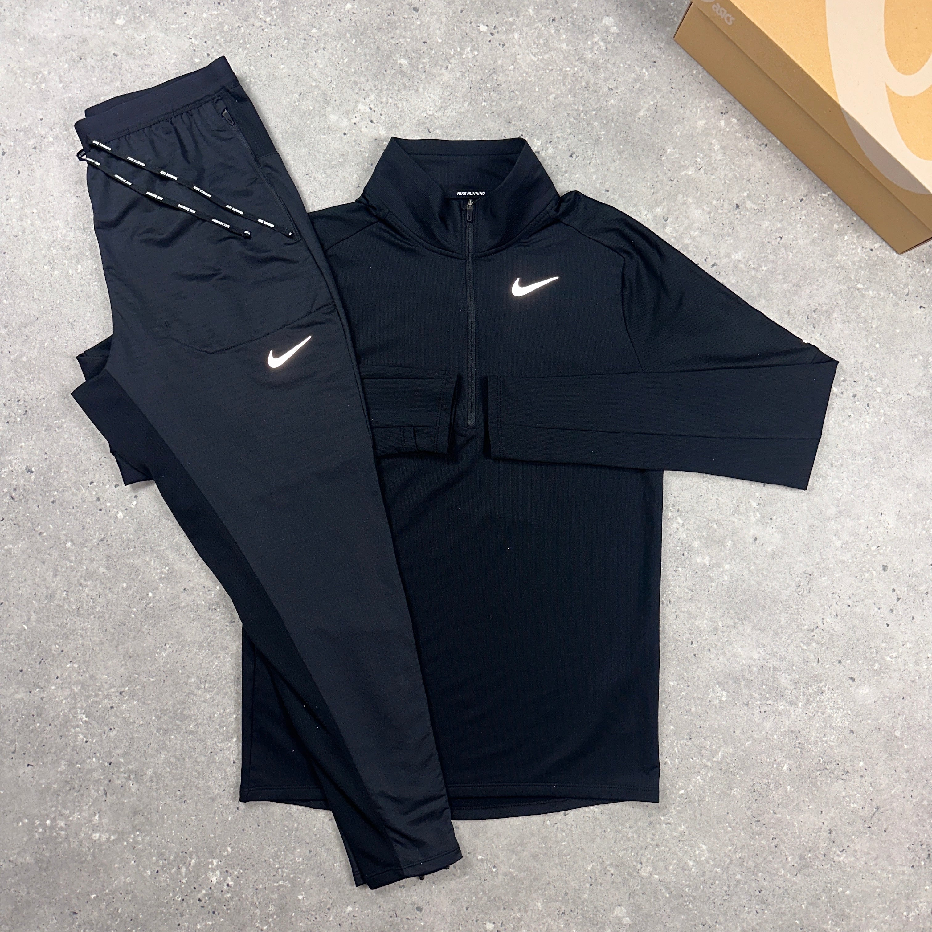 nike half zip tracksuit