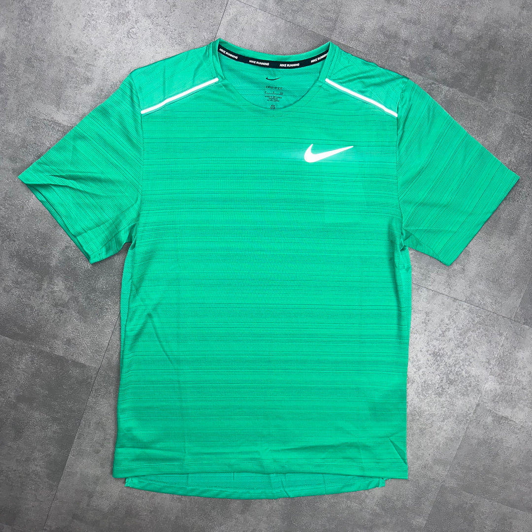 Nike Dri-Fit Miler T-Shirt Emerald Green 