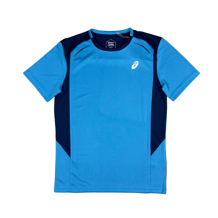 ASICS CURVED SEAM T-SHIRT - NAVY/BLUE