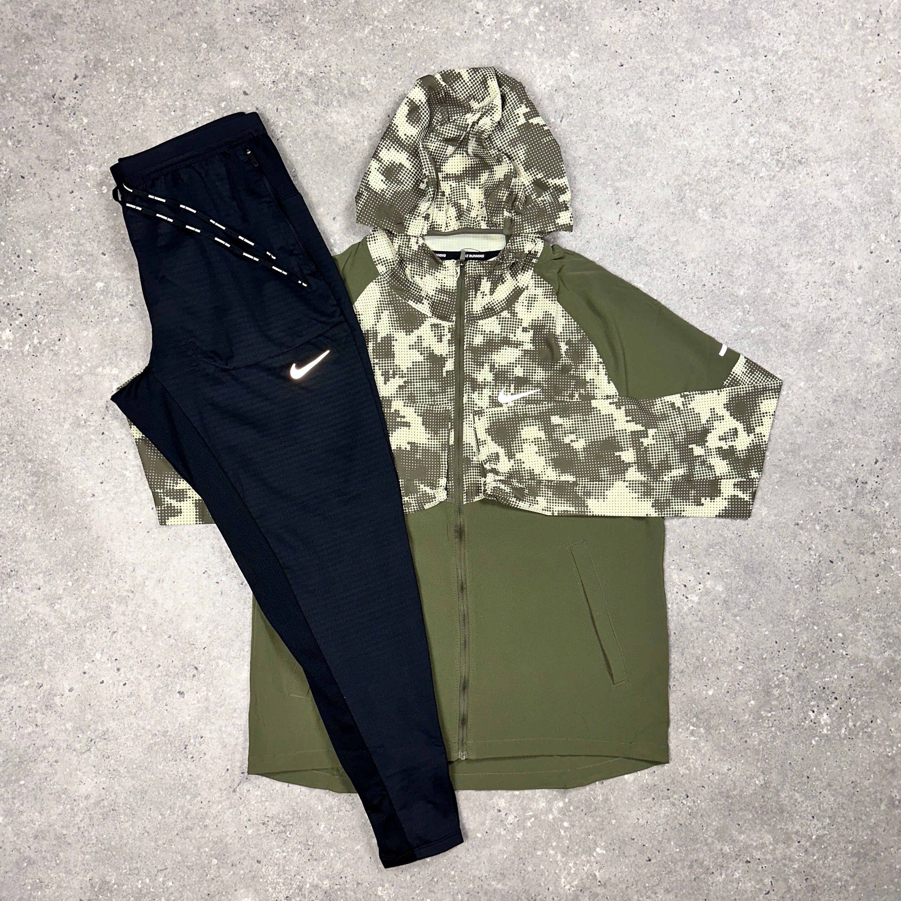 nike camo parka