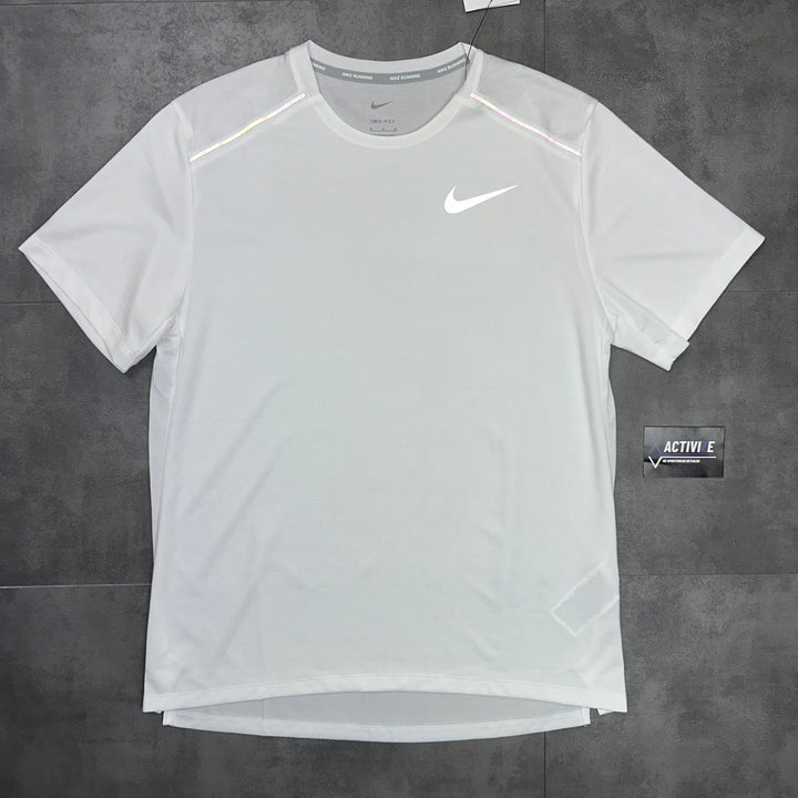 nike miler t-shirt white