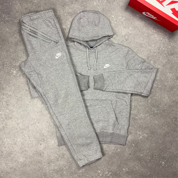 Nike Club Sports Fleece Tracksuit Grey