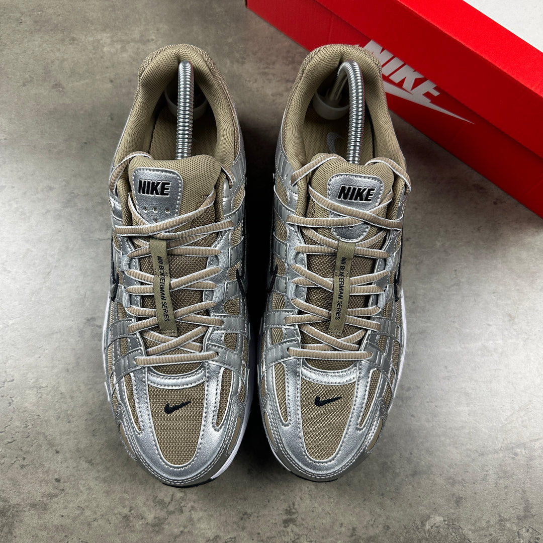 Nike P6000 Metallic Khaki