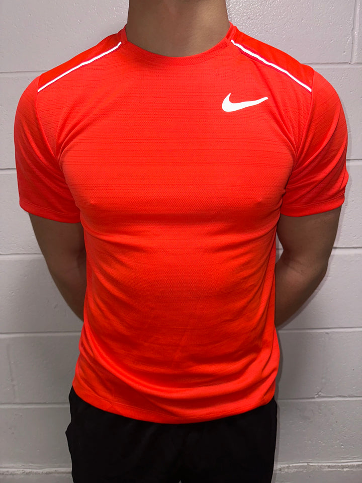 Nike Miler T-Shirt Crimson Red 