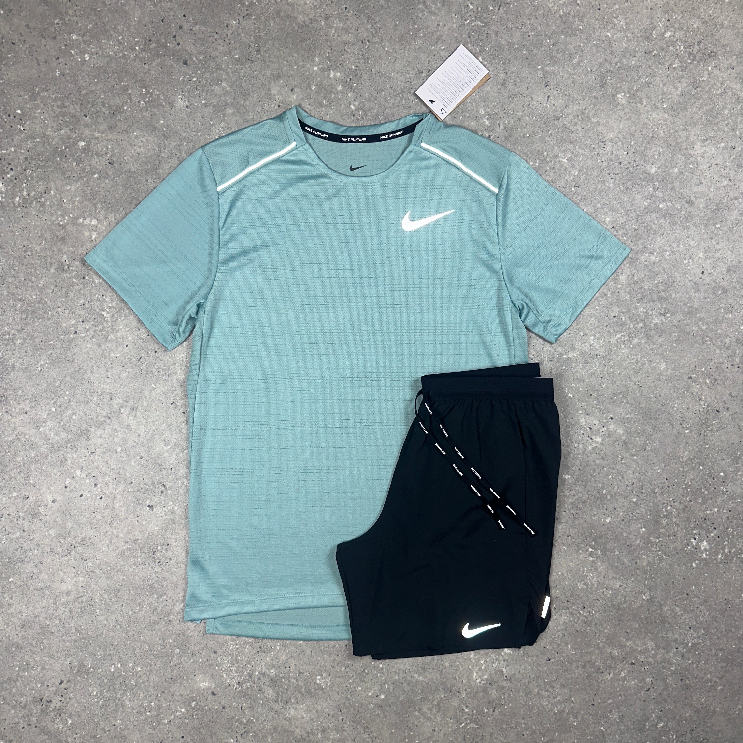 nike miler mint t shirt