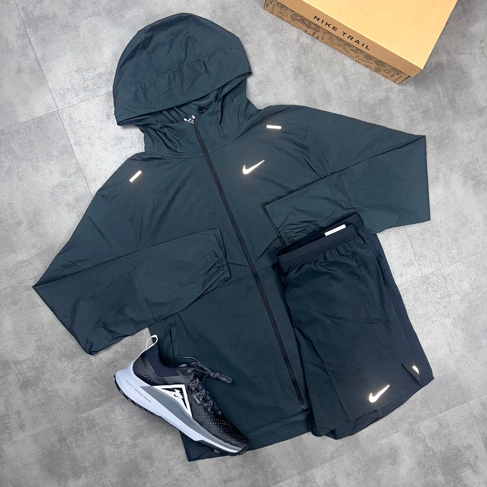 Nike UV Windbreaker Jacket Black 