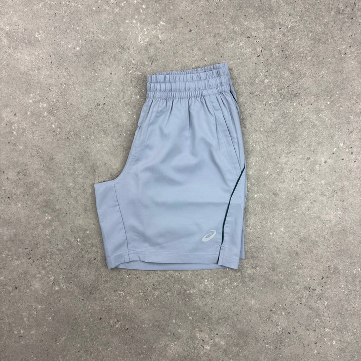 ASICS CORE T-SHIRT & SHORTS SET - WHITE / LIGHT GREY