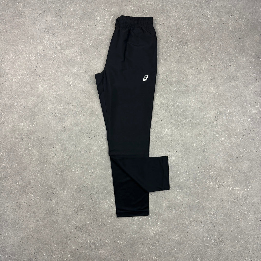 ASICS ENCHANTED WINDRUNNER JACKET & WOVEN SLIM PANT SET - BLACK